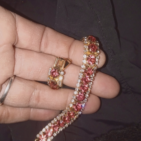 6.75 ruby 14k gold bracelet